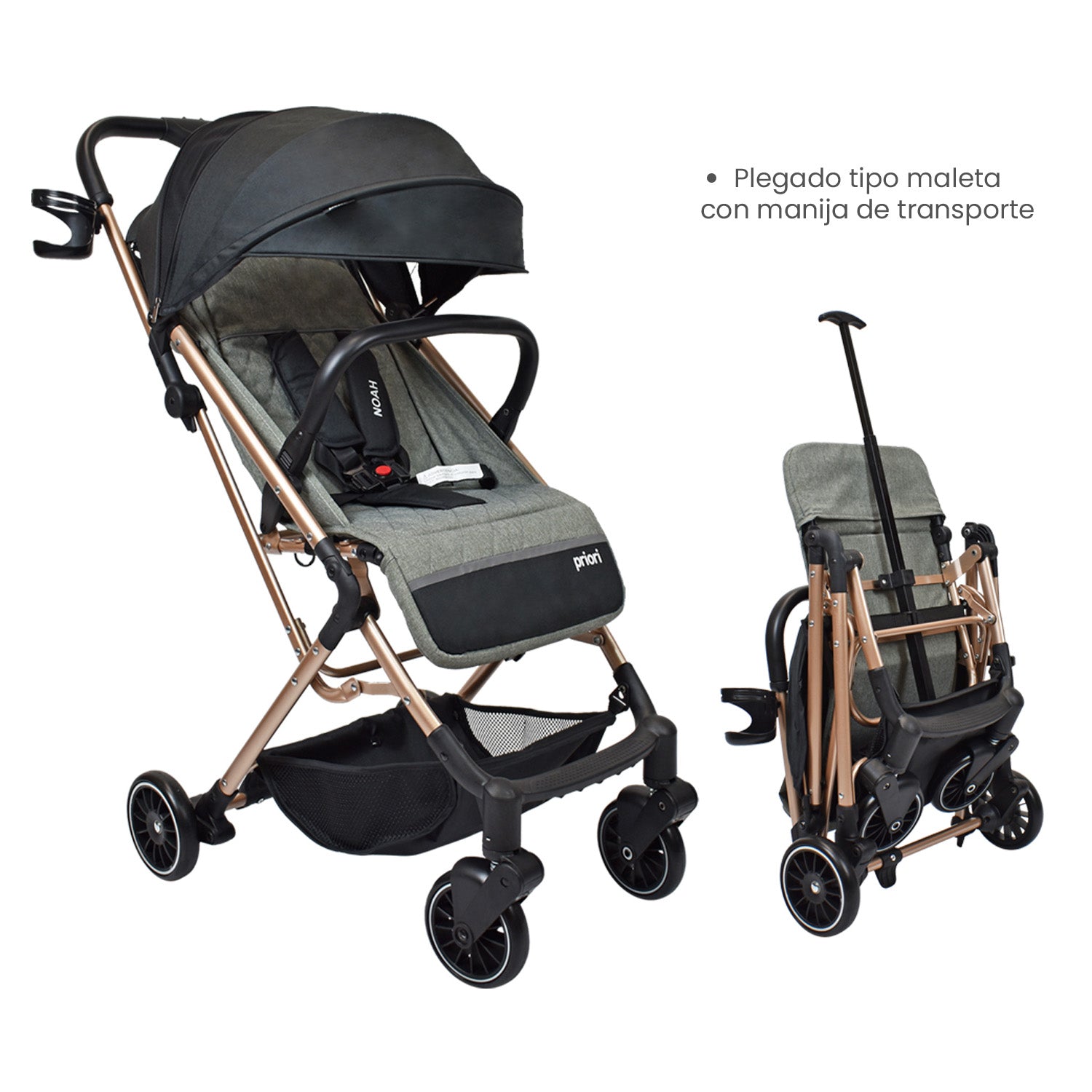 Coche de bebe Compacto Priori Noah Negro