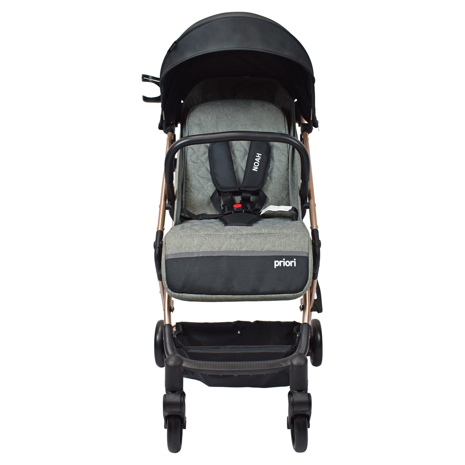 Coche de Bebé Priori Noah con Porta bebé Negro