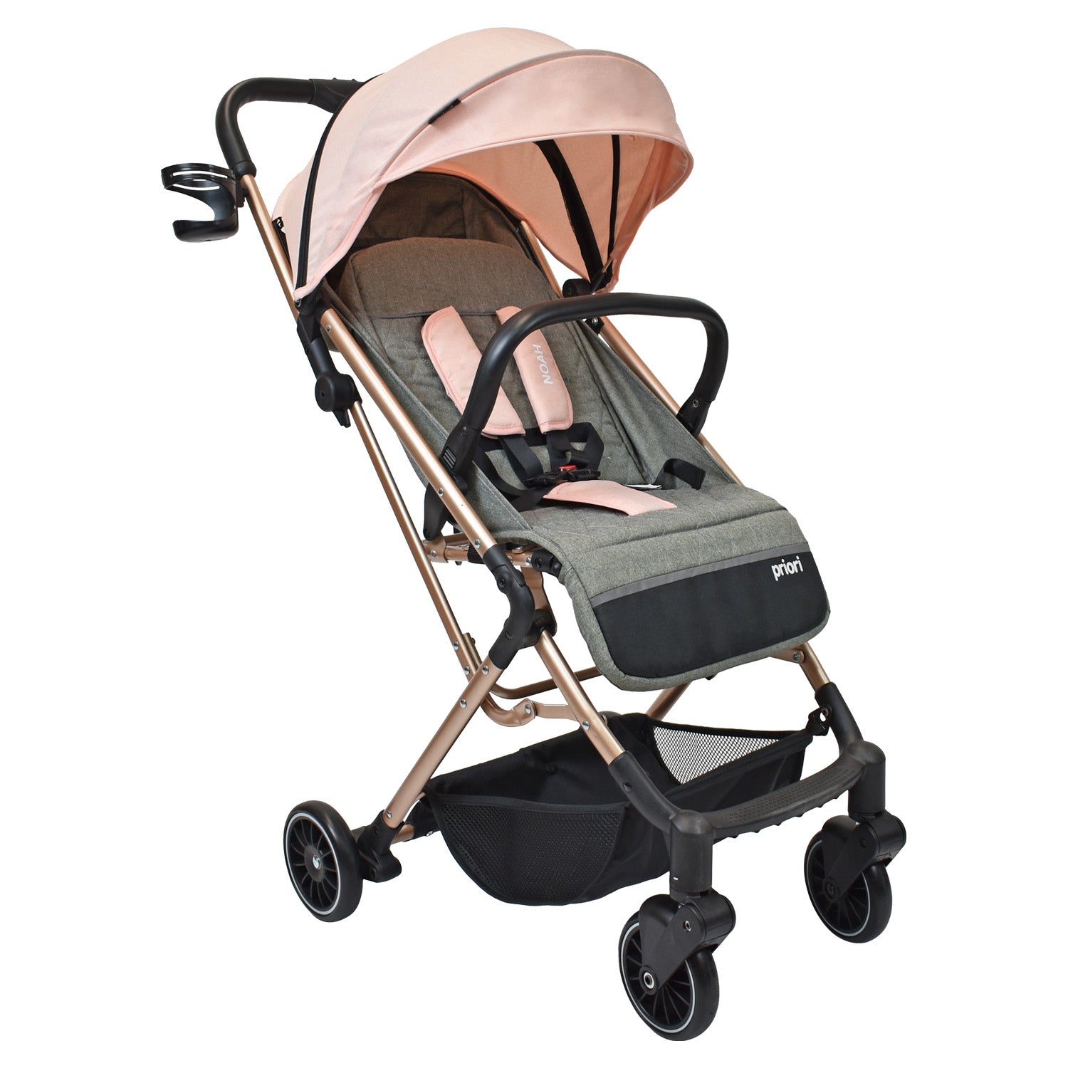 Coche de bebe Compacto Priori Noah Rosa