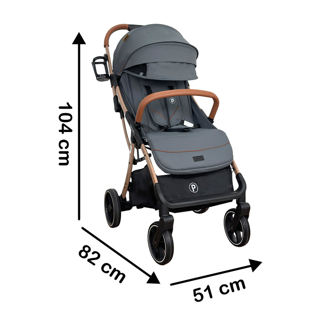 Coche bebe Compacto Nova New Priori Gris