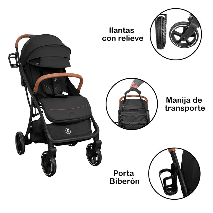 Coche bebe Nova New Priori Negro