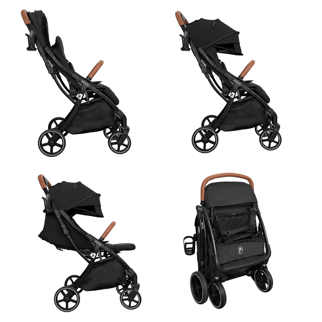 Coche bebe Nova New Priori Negro