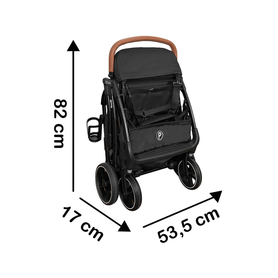 Coche bebe Nova New Priori Negro