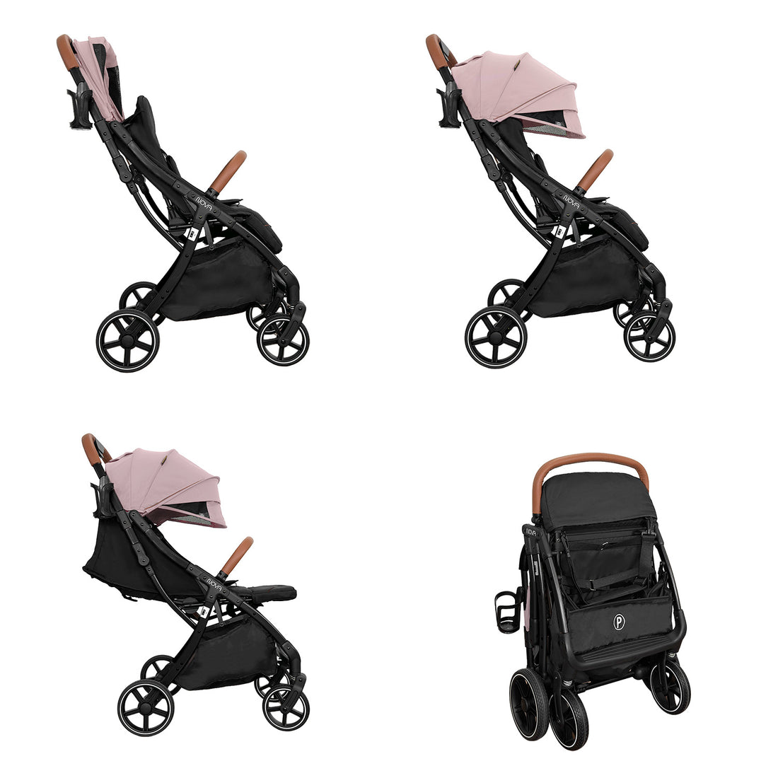 Coche bebe Nova New Priori Rosado
