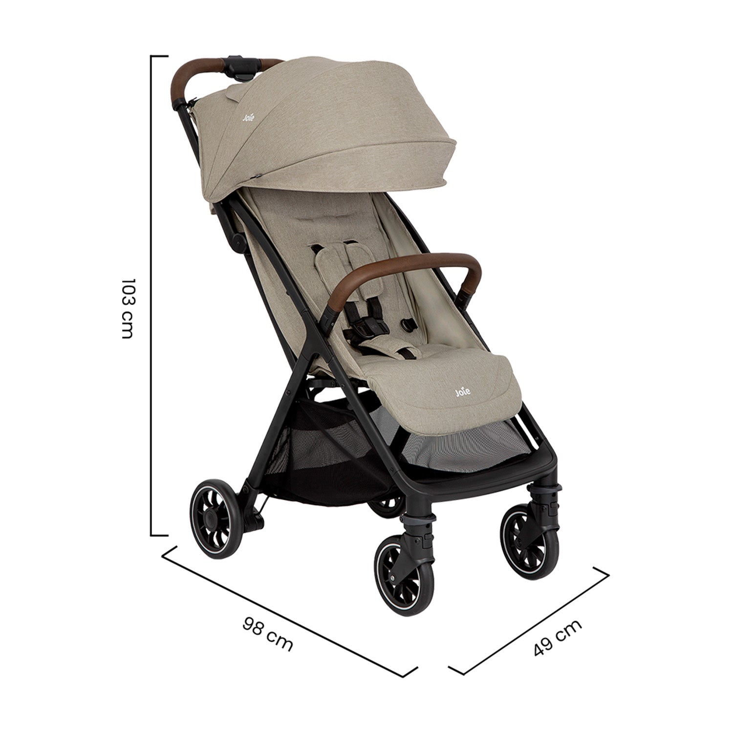 Coche bebé Pact Pro Stroller Joie Beige