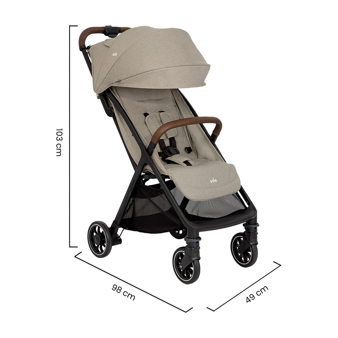 Coche bebé Pact Pro Stroller Joie Beige