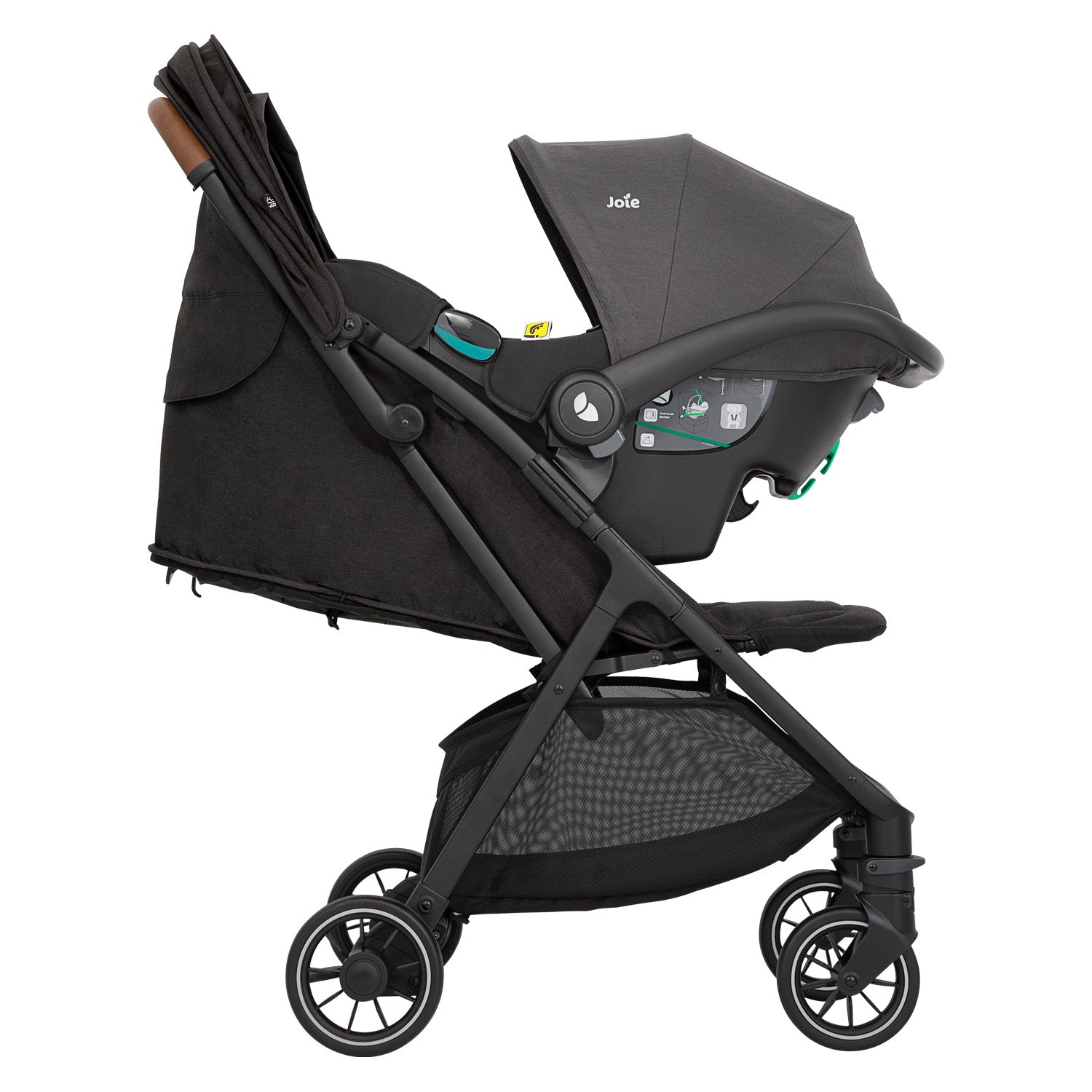 Coche Bebé Travel System Pact pro Shale Joie Negro