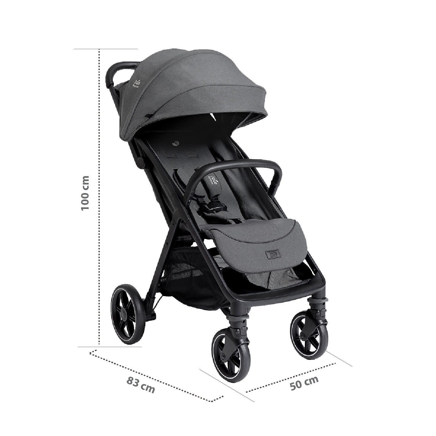 Coche Bebé paseador bebé compacto Parcel Lx Joie Gris