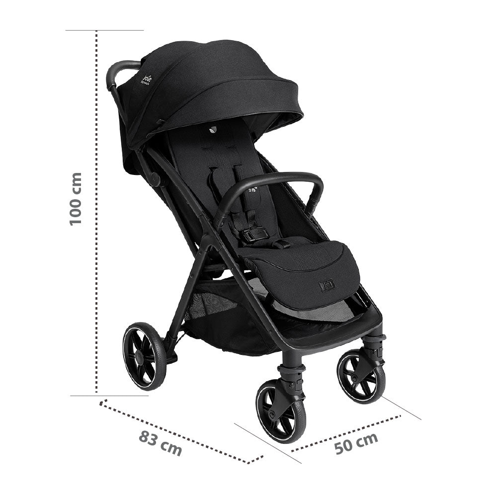 Coche  bebé compacto Parcel Lx Eclipse Joie Negro