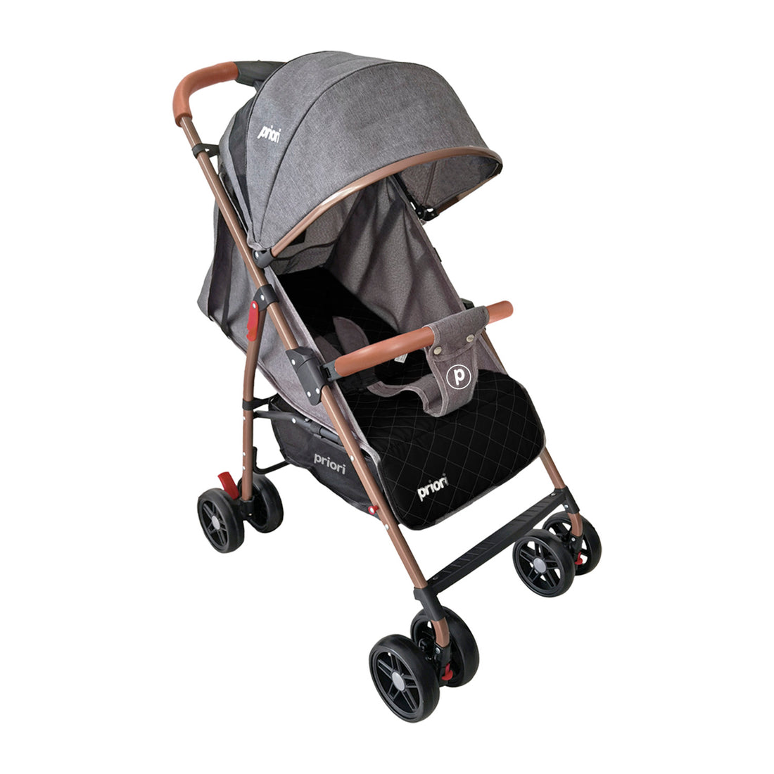Coche Bebe Paseador Priori Park Gris