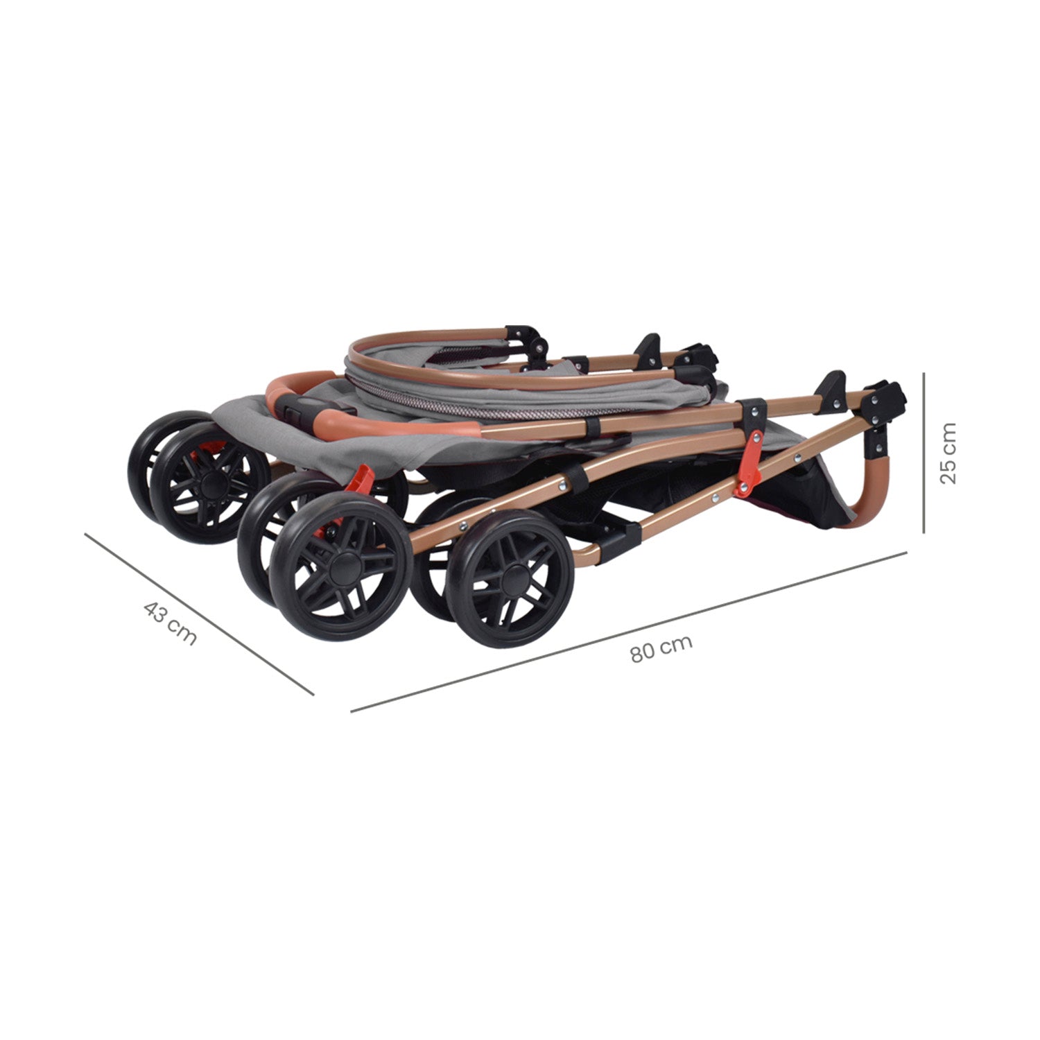 Coche Bebe Paseador Priori Park Gris