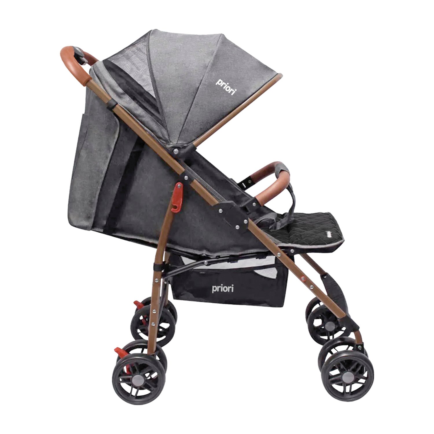 Coche Bebe Paseador Priori Park Gris