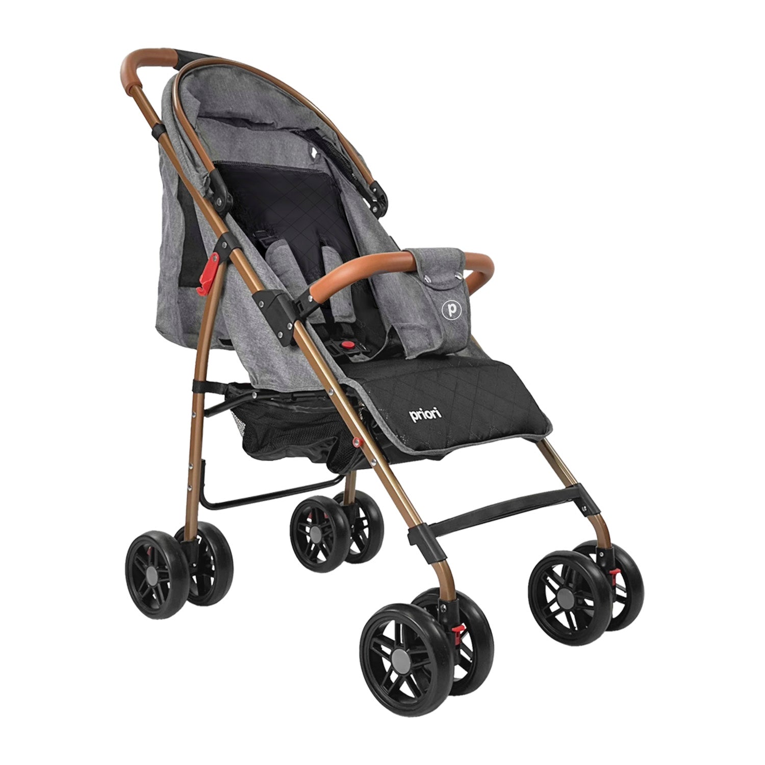 Coche Bebe Paseador Priori Park Gris