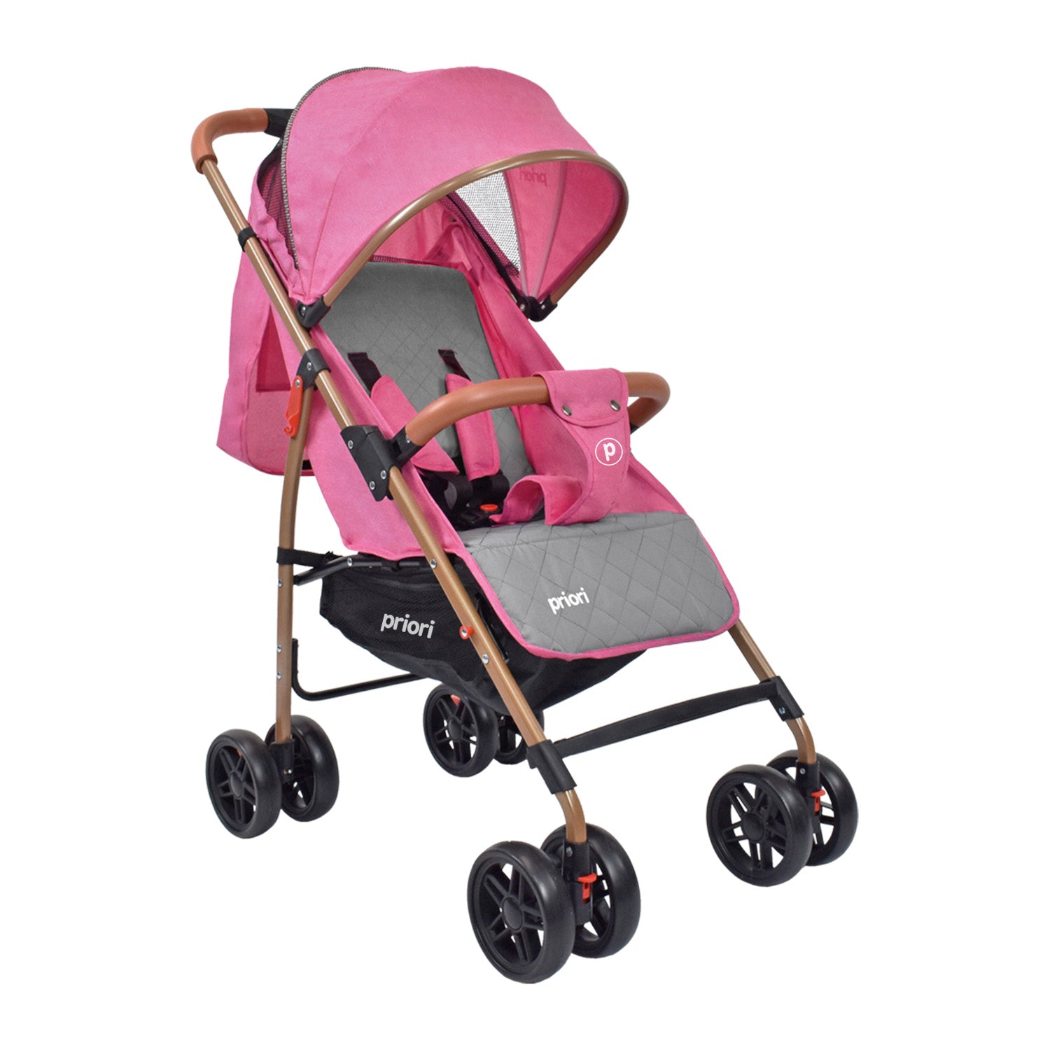 Coche Bebe Paseador Priori Park Rosado