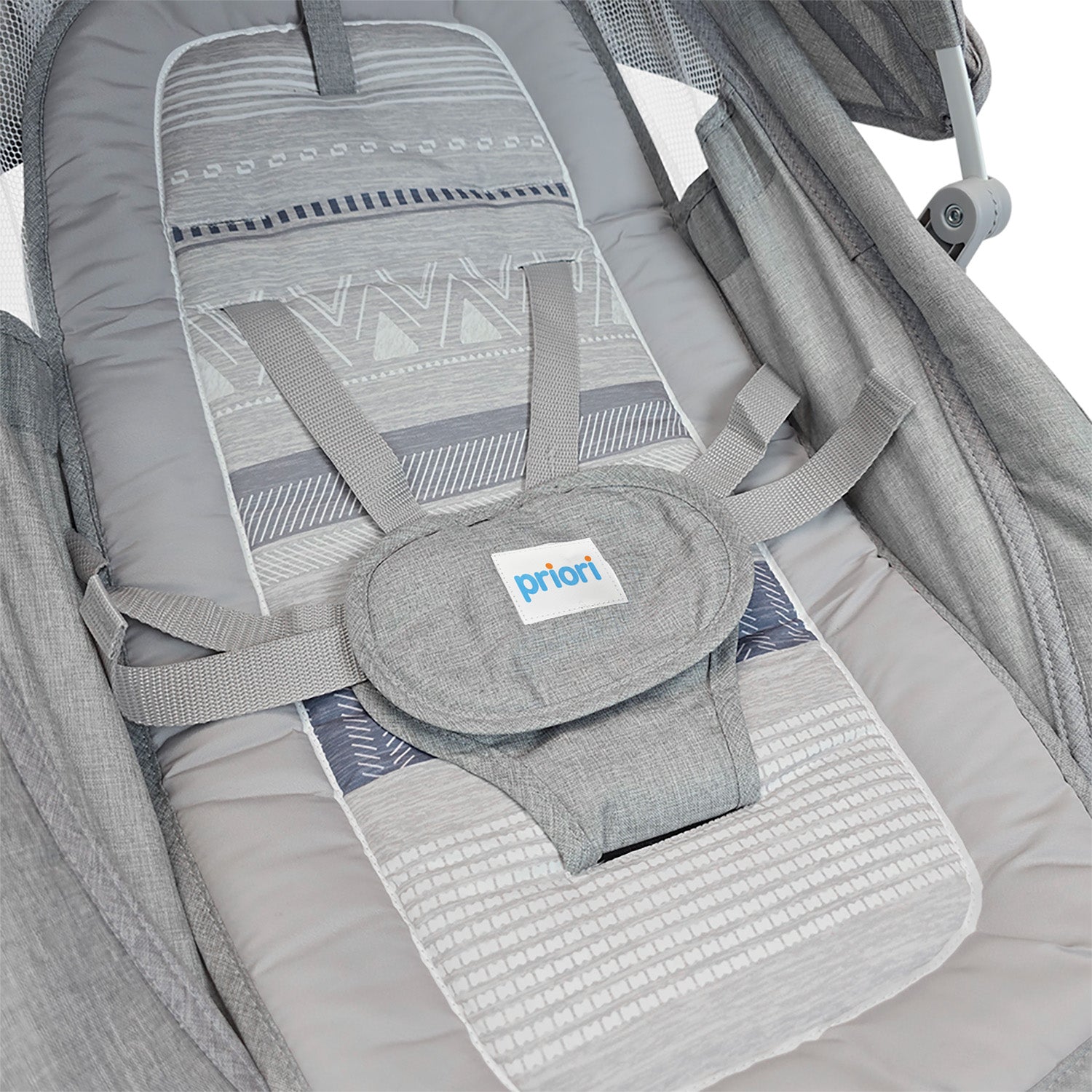Silla Mecedora Moisés Bebe PB23107 Gris Priori