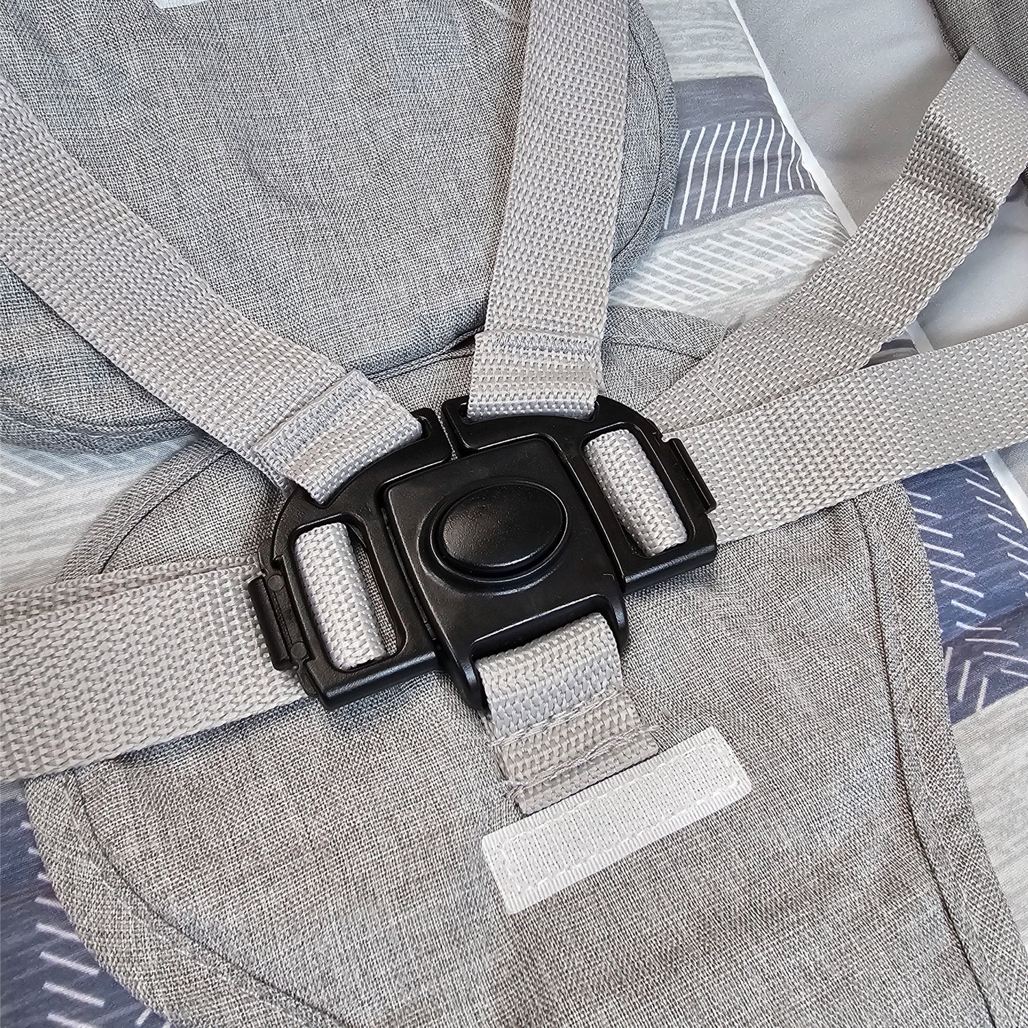 Silla Mecedora Moisés Bebe PB23107 Gris Priori