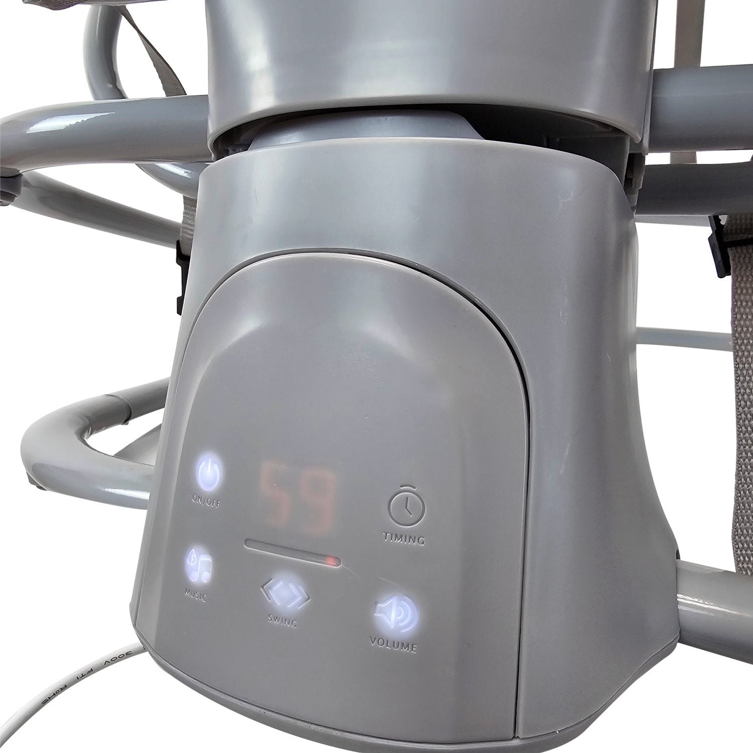 Silla Mecedora Moisés Bebe PB23107 Gris Priori