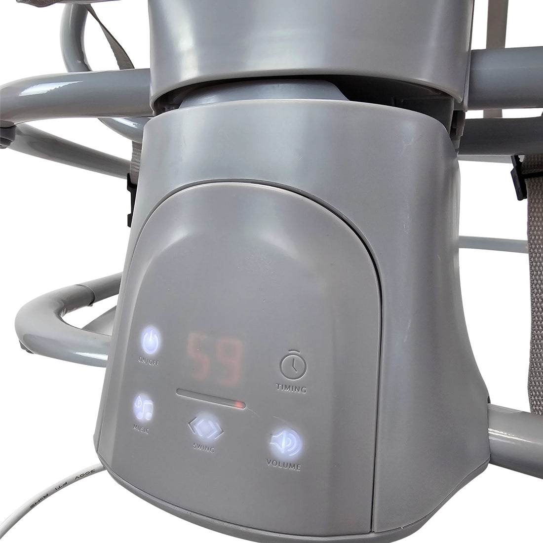 Silla Mecedora Moisés Bebe PB23107 Gris Priori