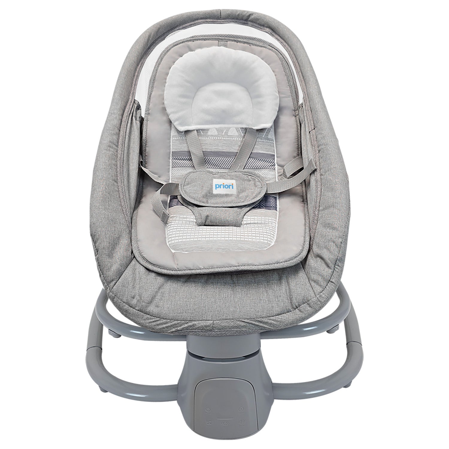 Silla Mecedora Moisés Bebe PB23107 Gris Priori