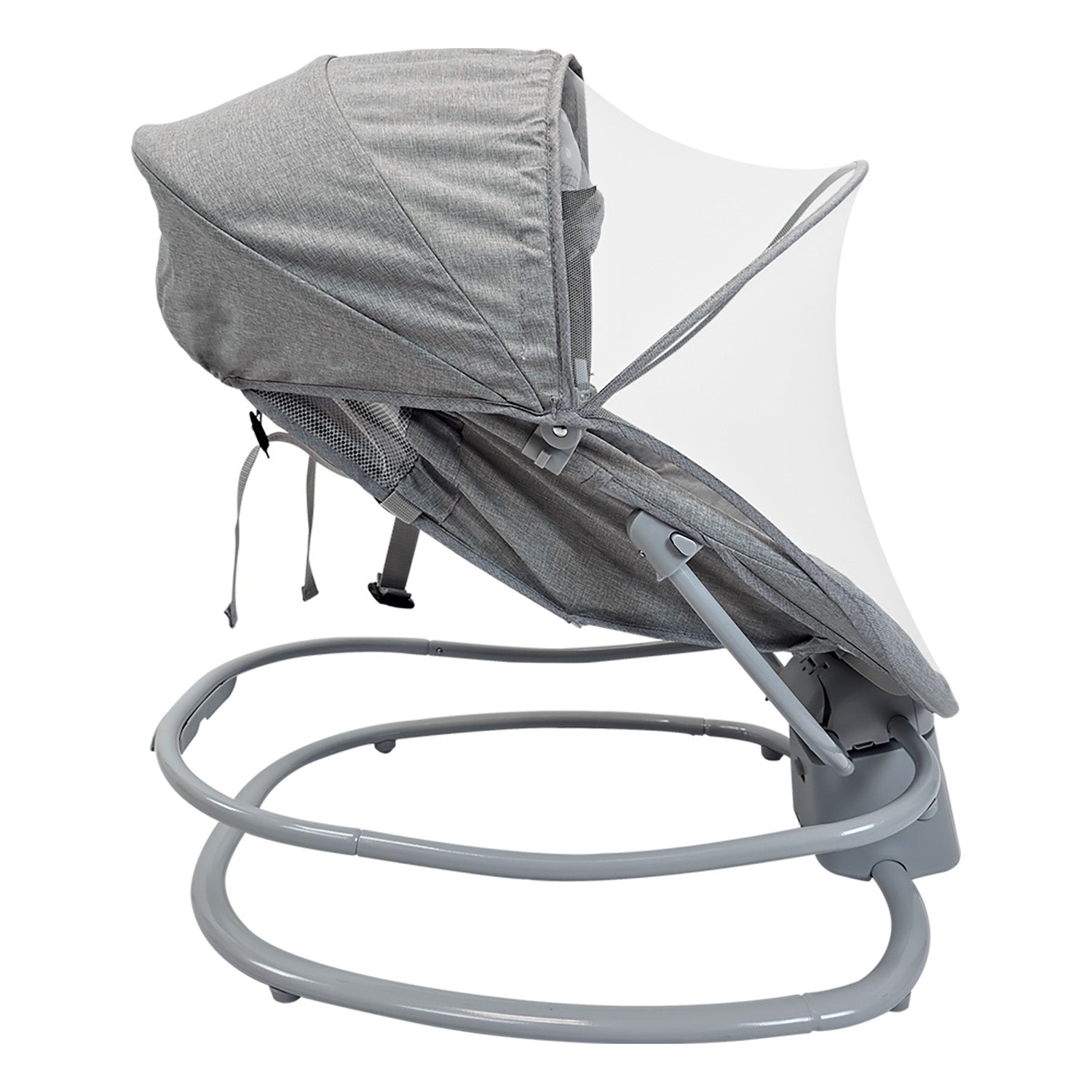 Silla Mecedora Moisés Bebe PB23107 Gris Priori