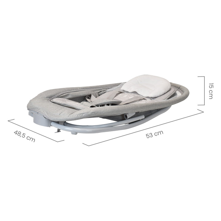 Silla Mecedora Moisés Bebe PB23107 Gris Priori
