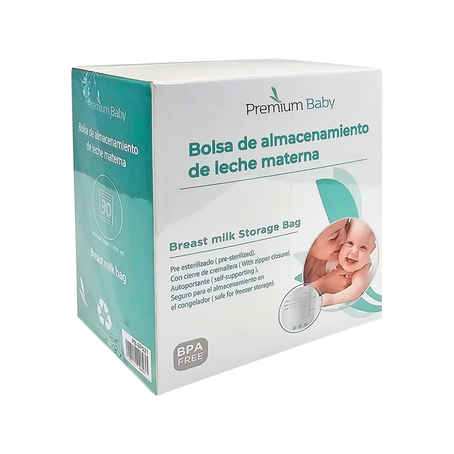 Bolsa Almacenaje Leche Materna X 30 Pb-bpo04 Premium Baby