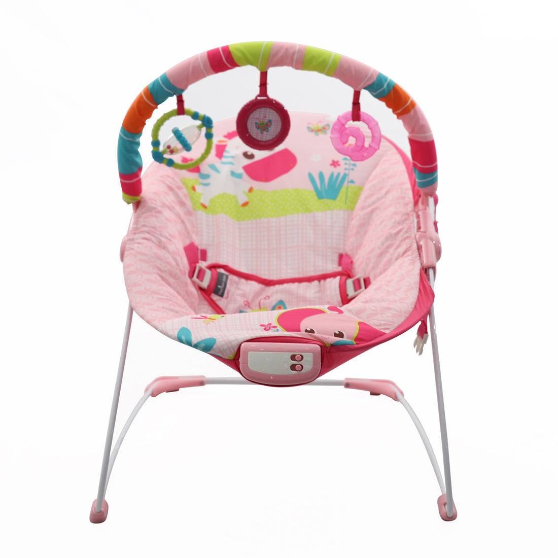 Silla Mecedora Bebé Musical Premium Baby Rosa