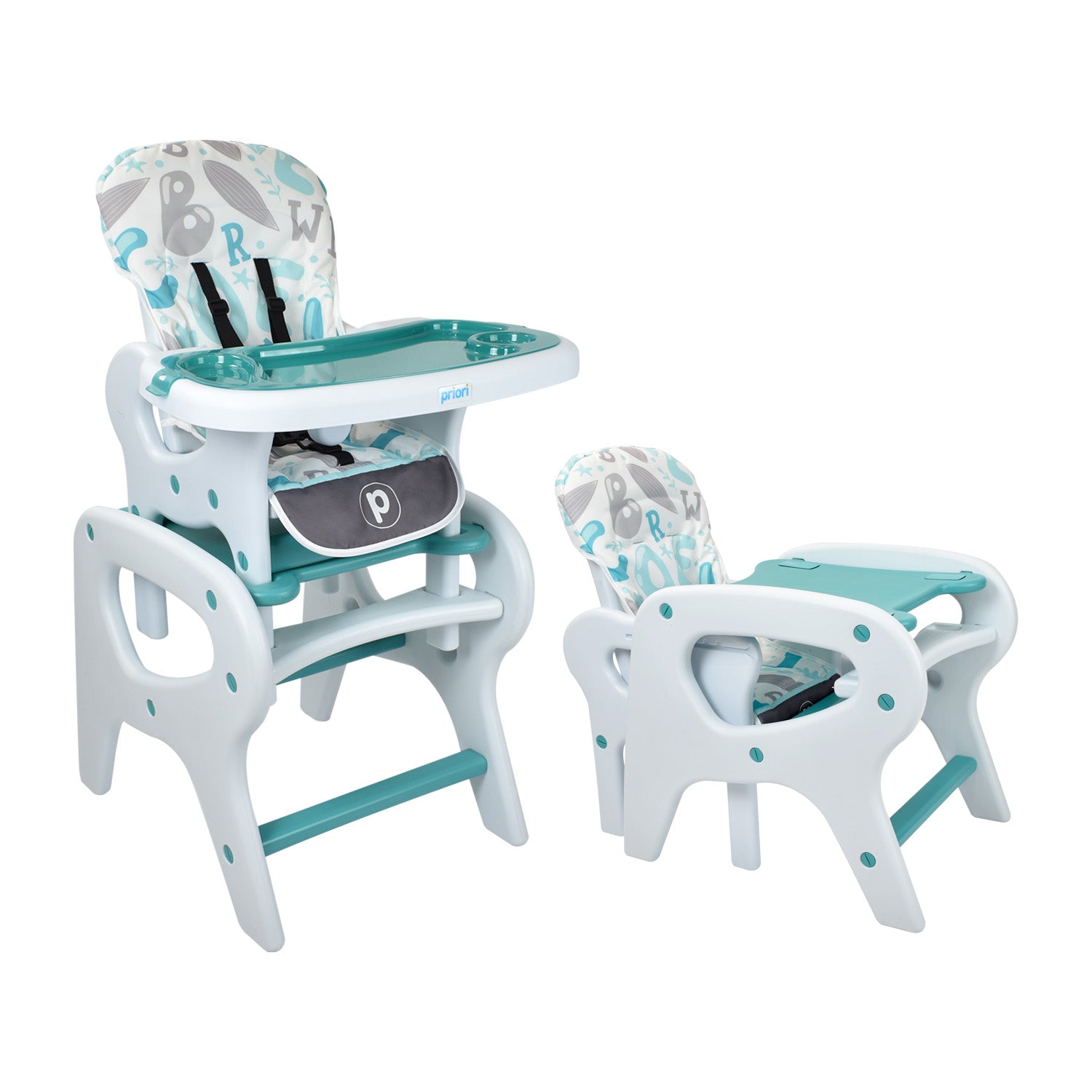 Comedor Bebe  Escritorio PCM-10 ABC Azul Priori