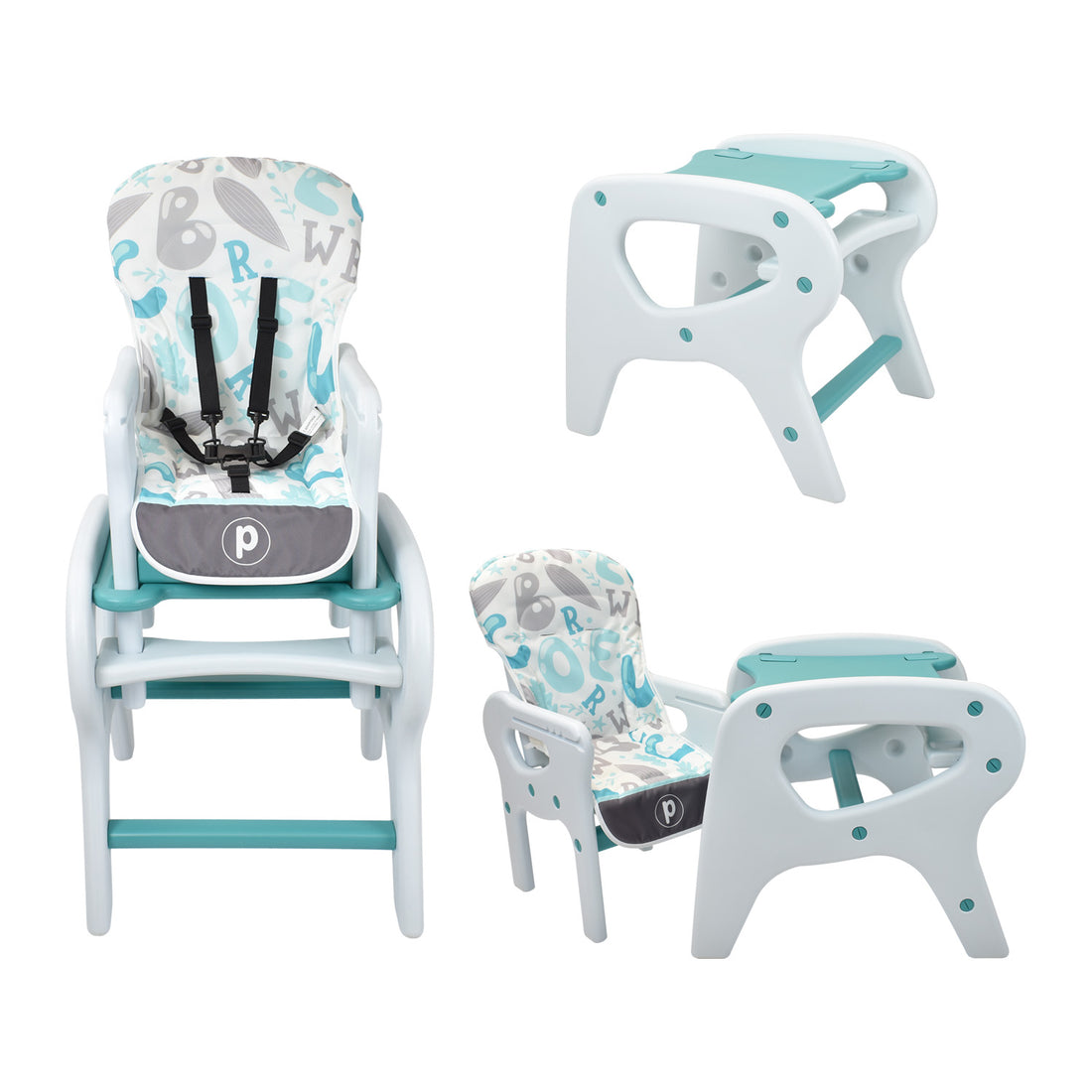 Comedor Bebe  Escritorio PCM-10 ABC Azul Priori