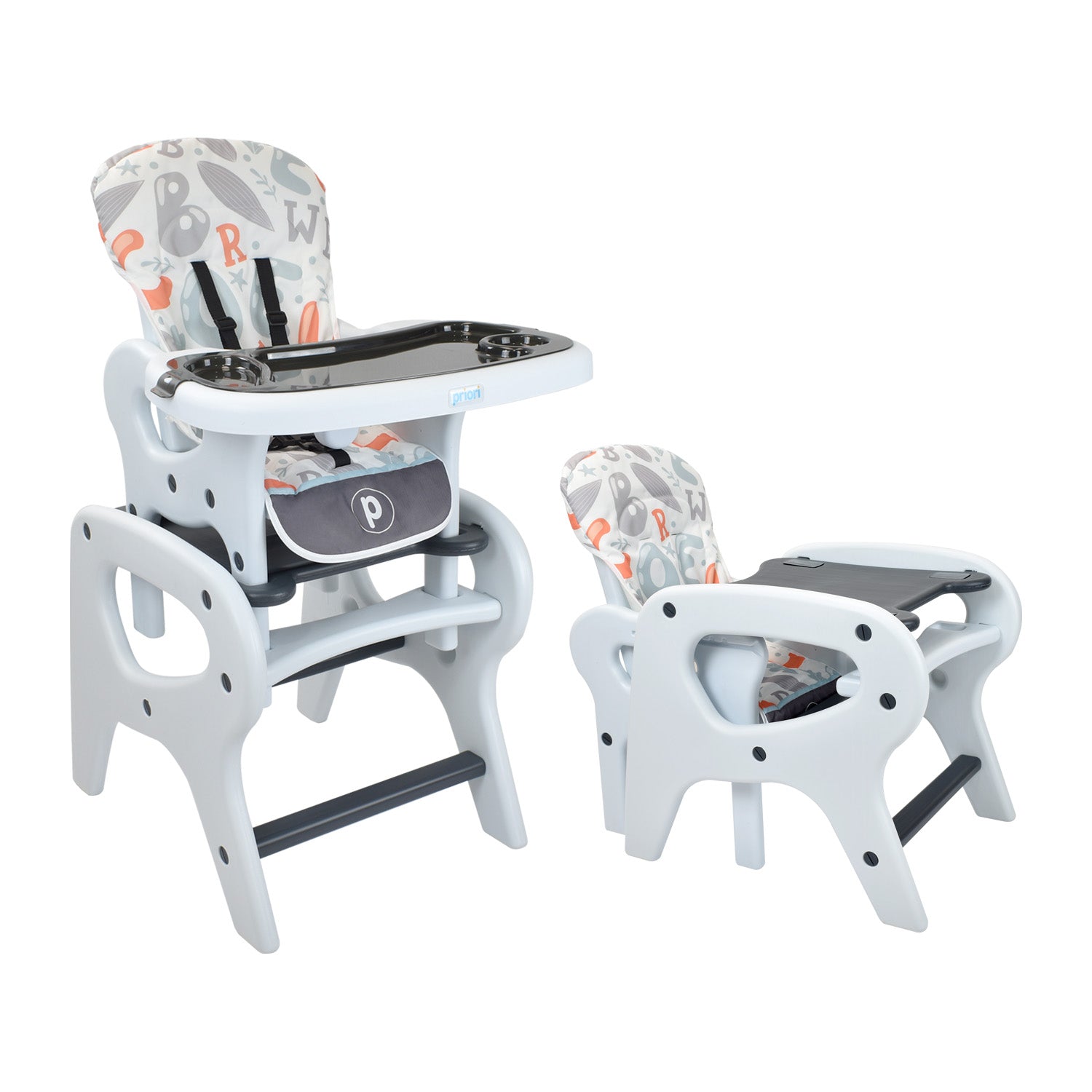 Comedor Bebe Escritorio PCM-10 ABC Gris Priori