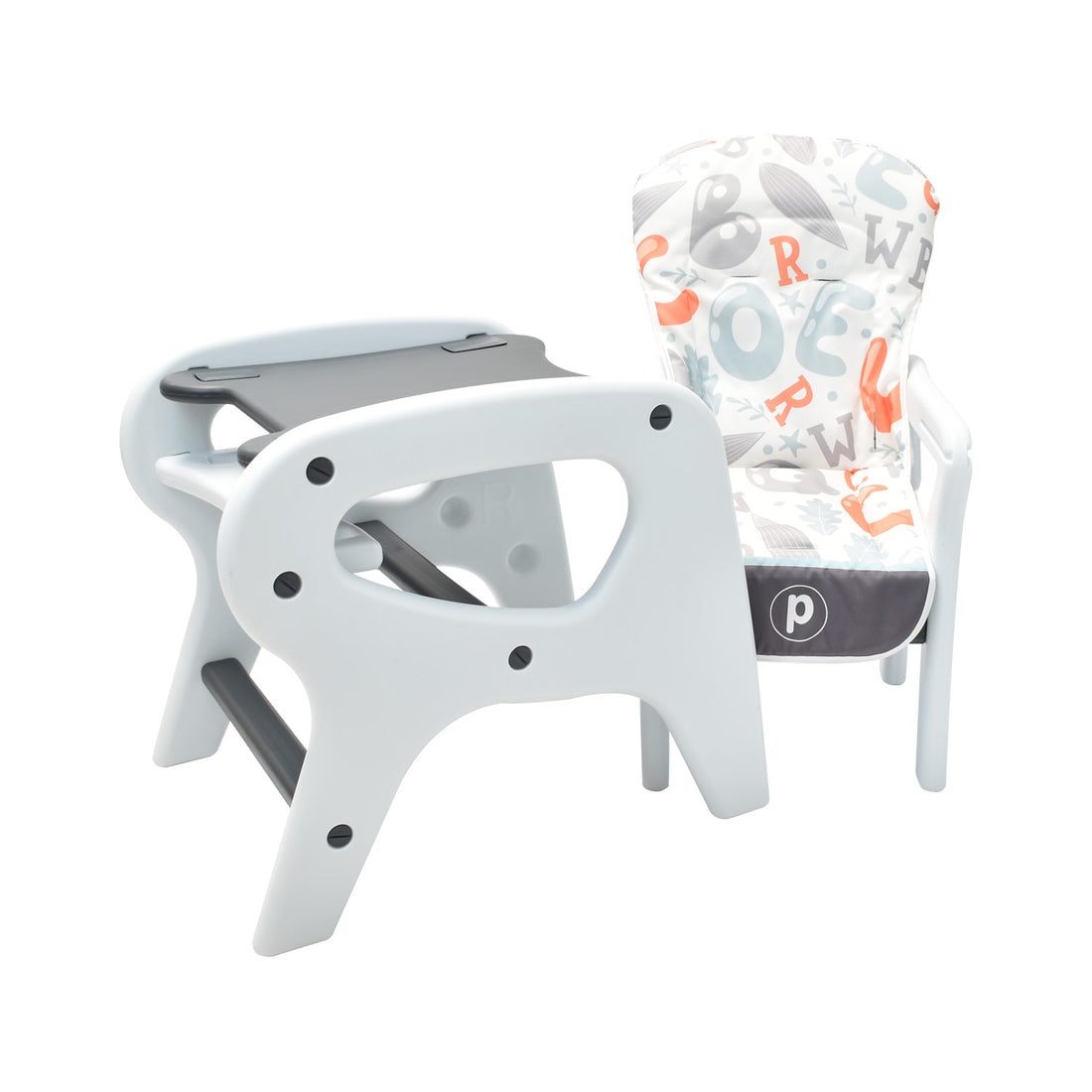 Comedor Bebe Escritorio PCM-10 ABC Gris Priori
