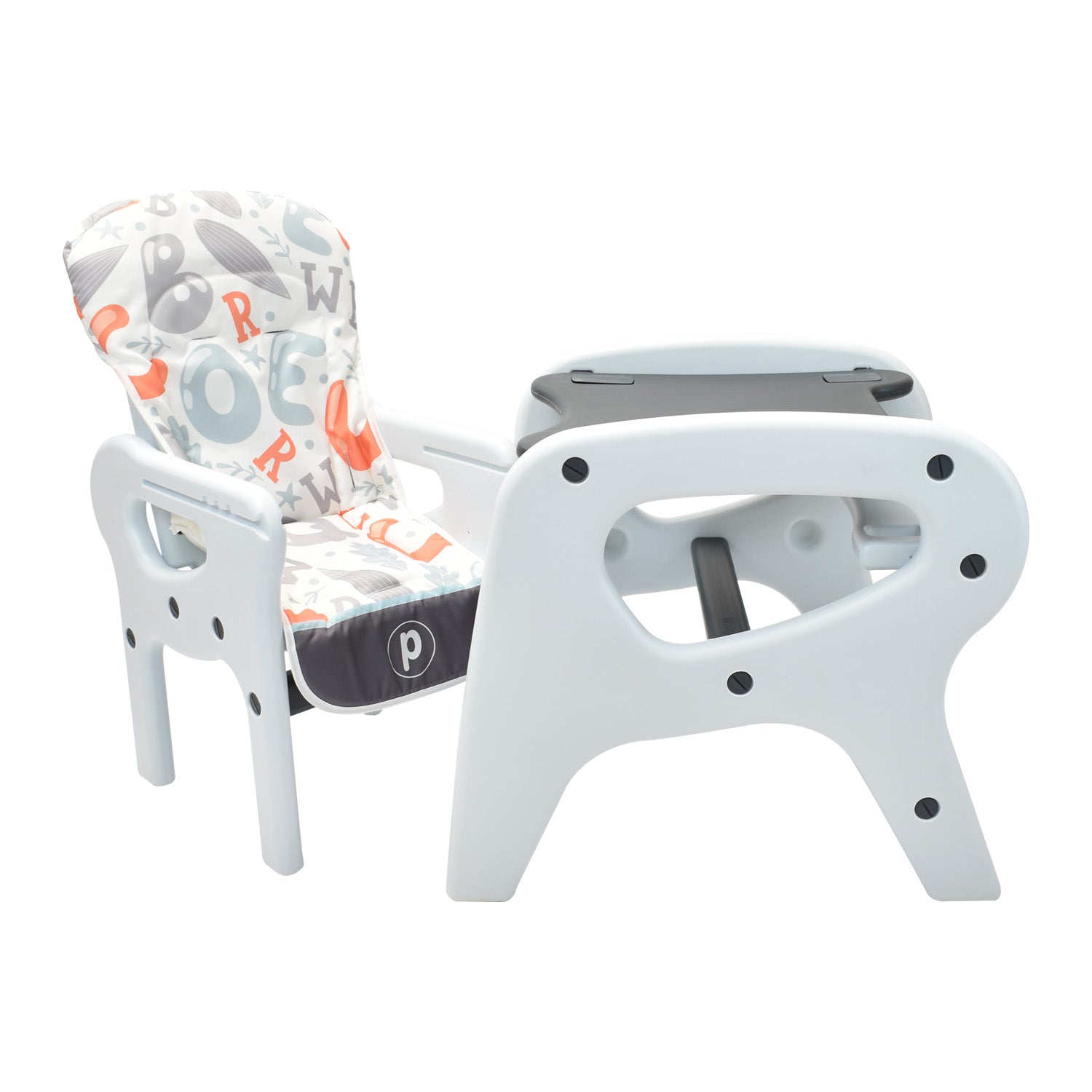 Comedor Bebe Escritorio PCM-10 ABC Gris Priori