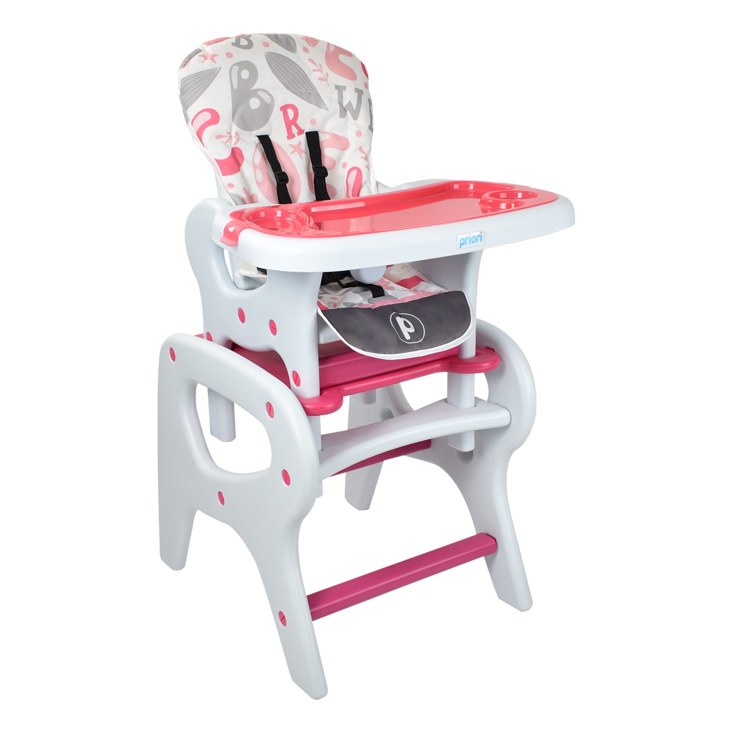 Comedor Bebe Escritorio PCM-10 ABC Rosado Priori