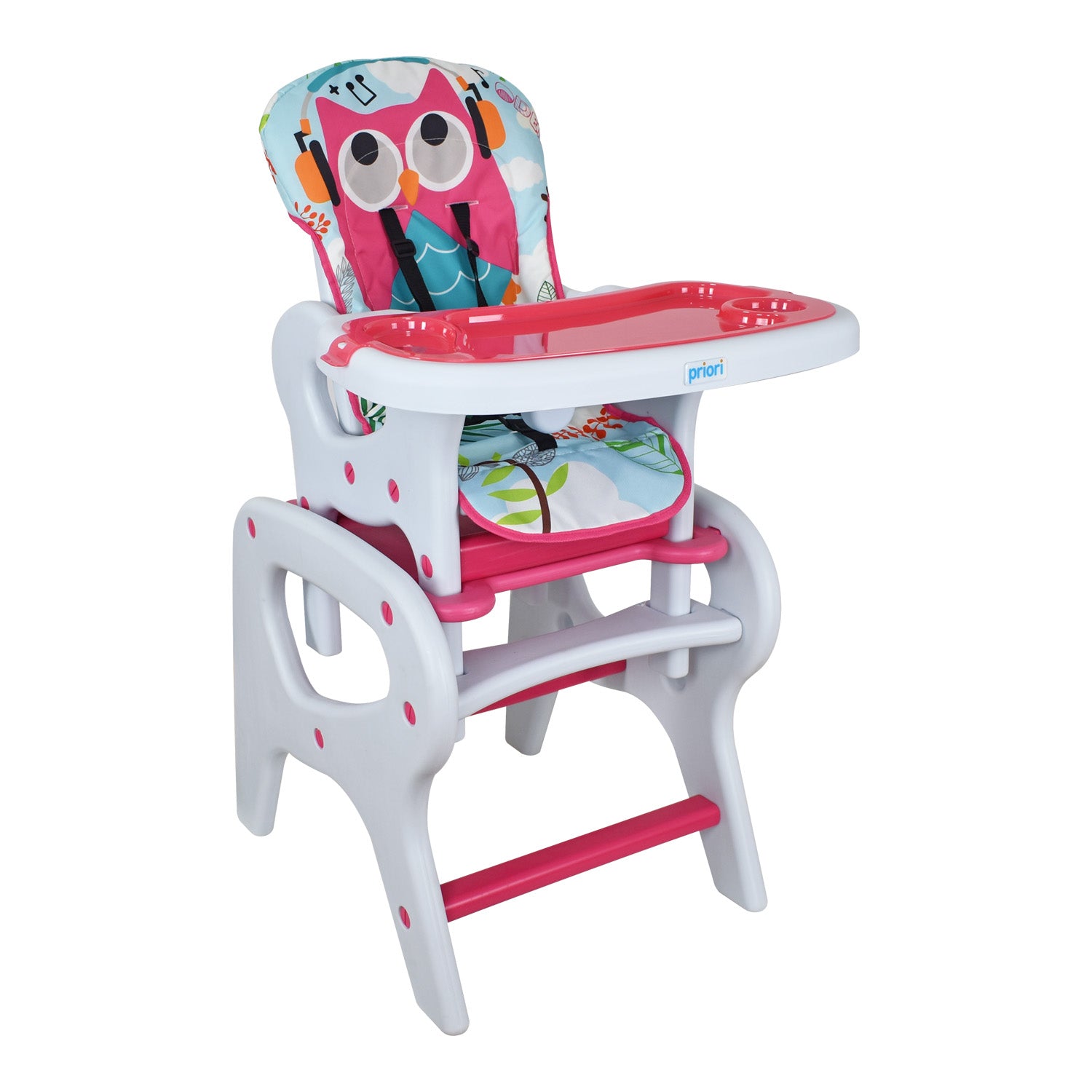 Comedor Bebe Escritorio Priori Rosa PCM10  Rosado