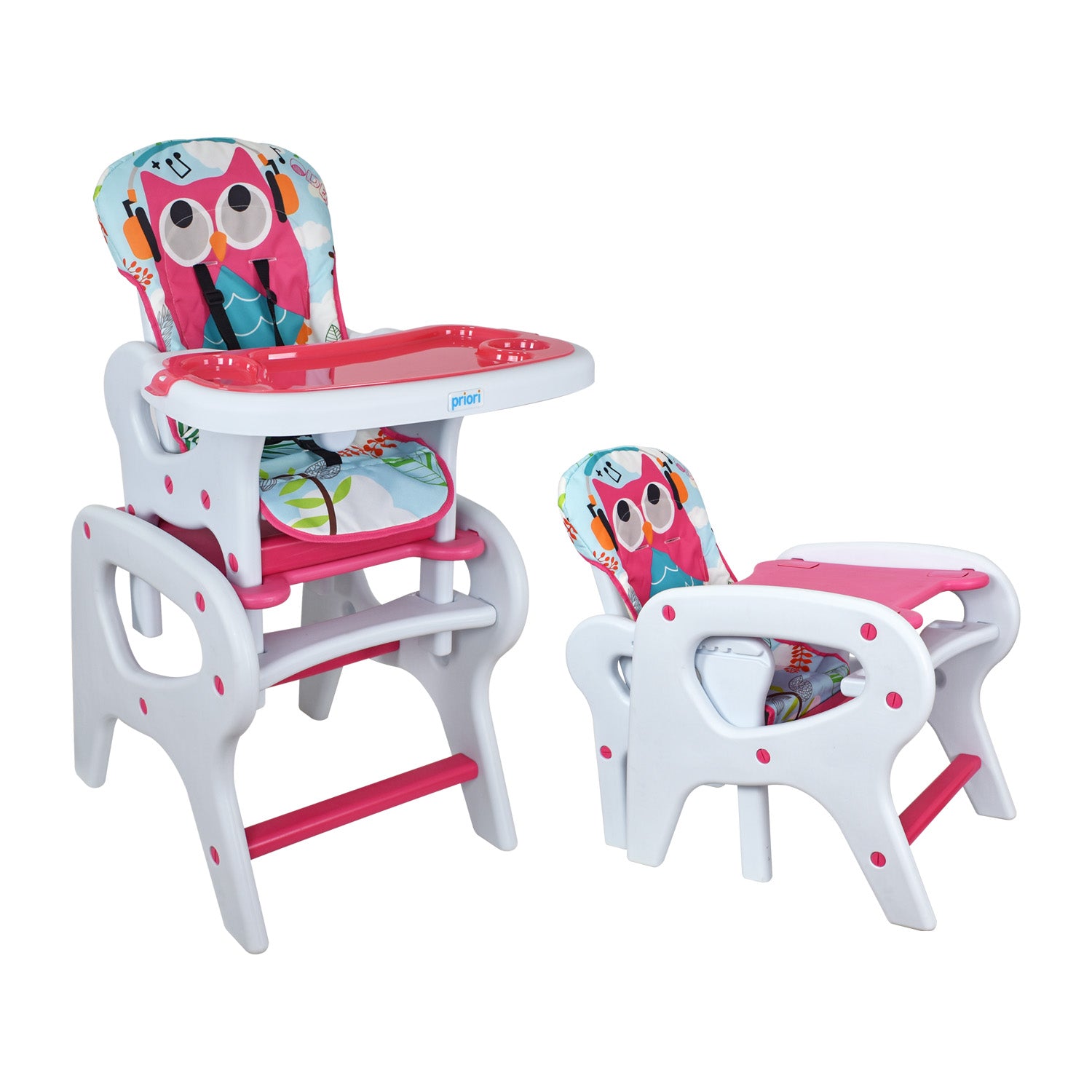 Comedor Bebe Escritorio Priori Rosa PCM10  Rosado