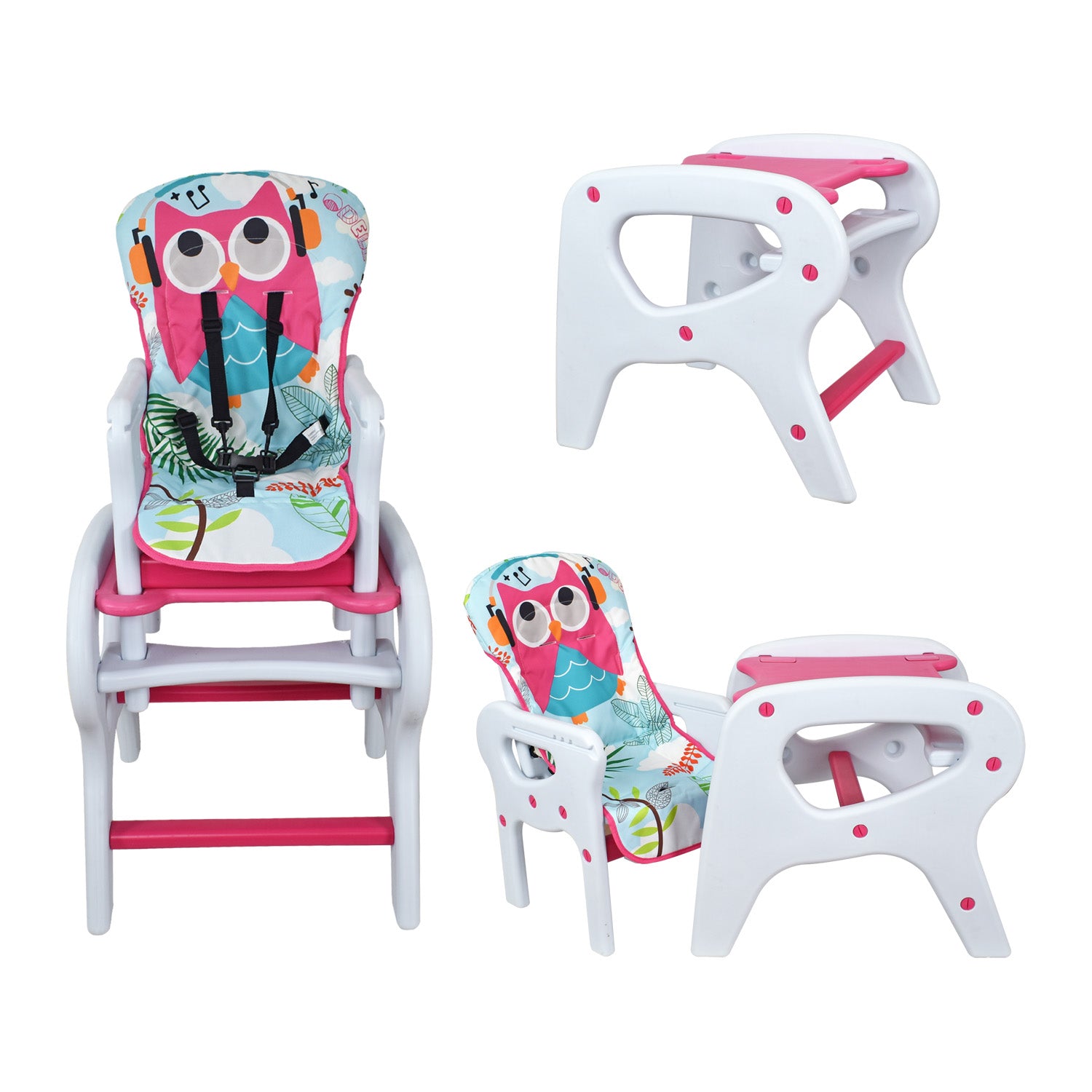 Comedor Bebe Escritorio Priori Rosa PCM10  Rosado