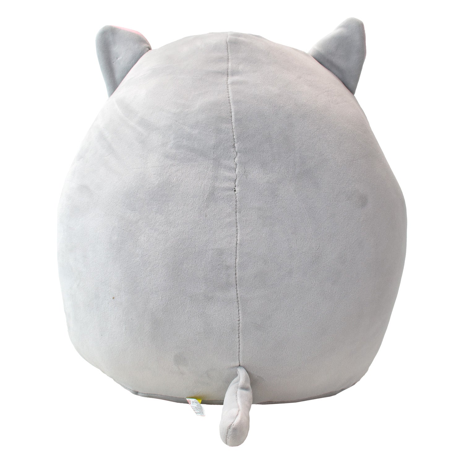 Peluche almohadita redonda gato gris 40 cms Kisses