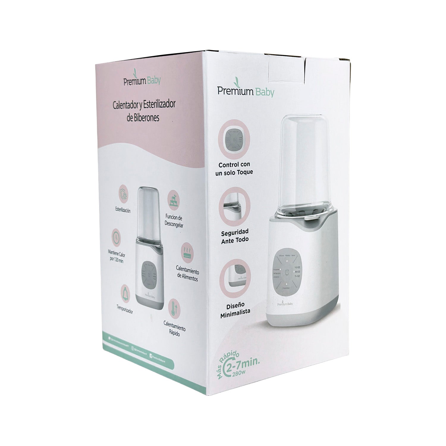 Calentador y Esterilizador de biberones PB-L204