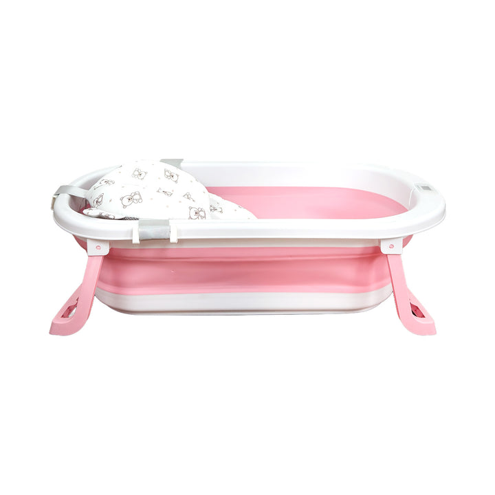 Bañera Bebé Premium baby Cojín y Termómetro Pol Rosa
