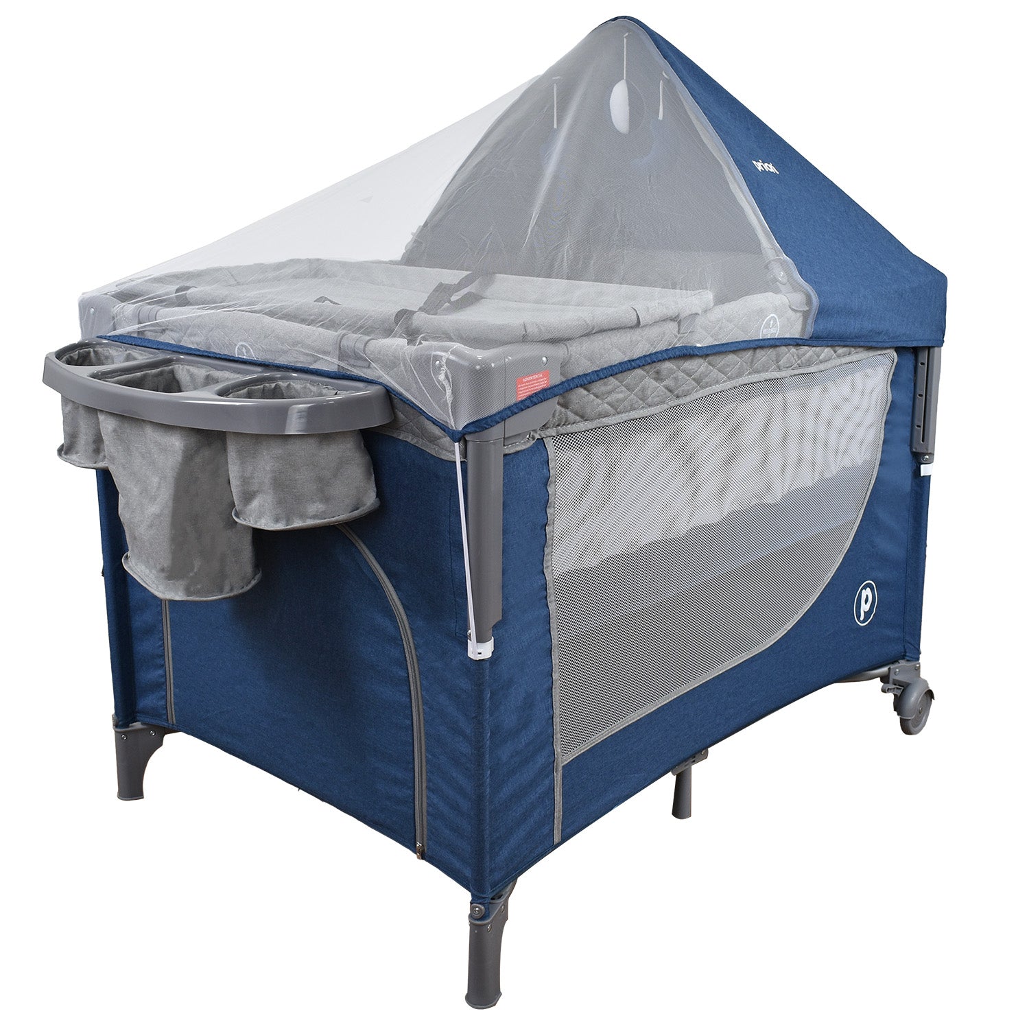Cuna Colecho Bebe Pro-Max Priori Azul