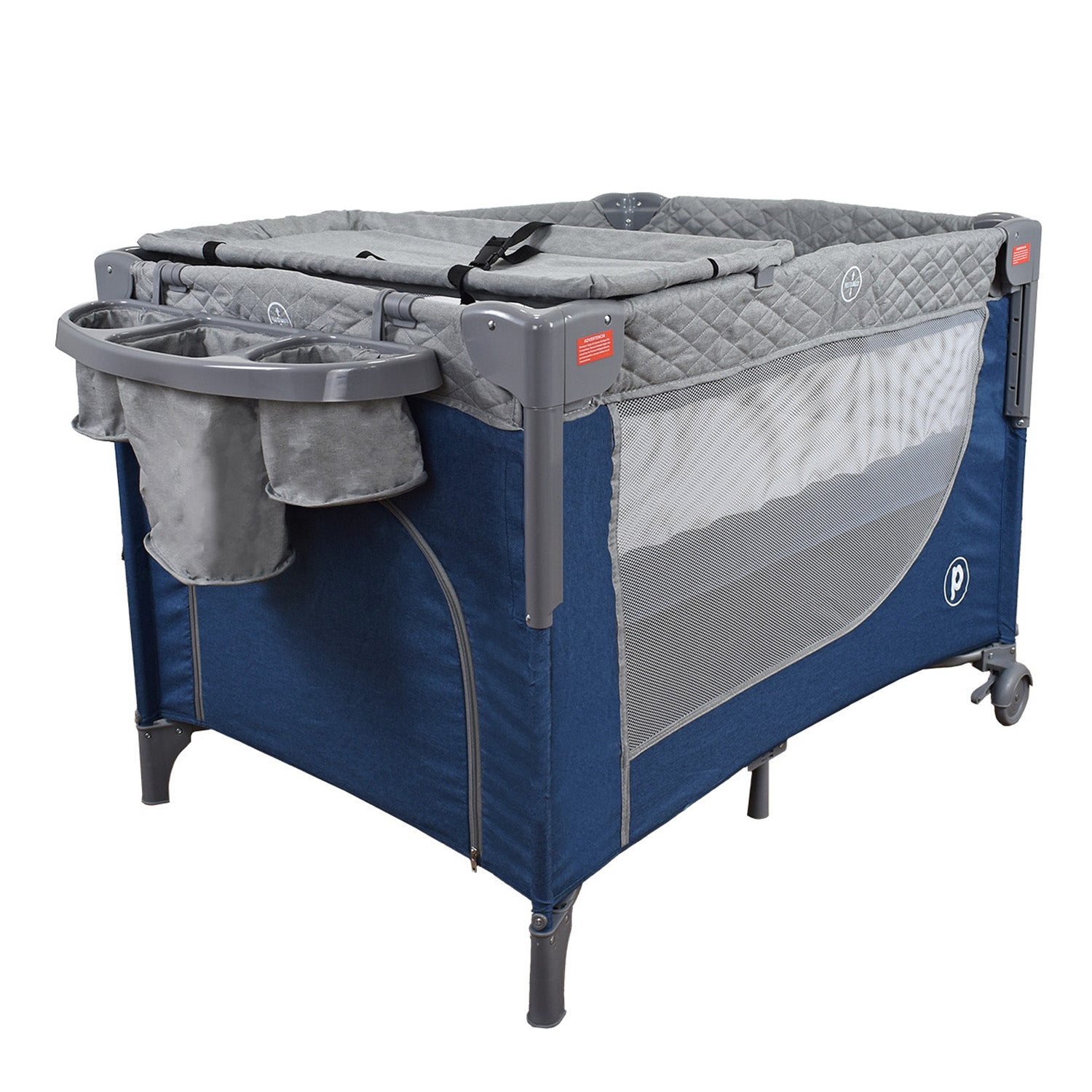 Cuna Colecho Bebe Pro-Max Priori Azul