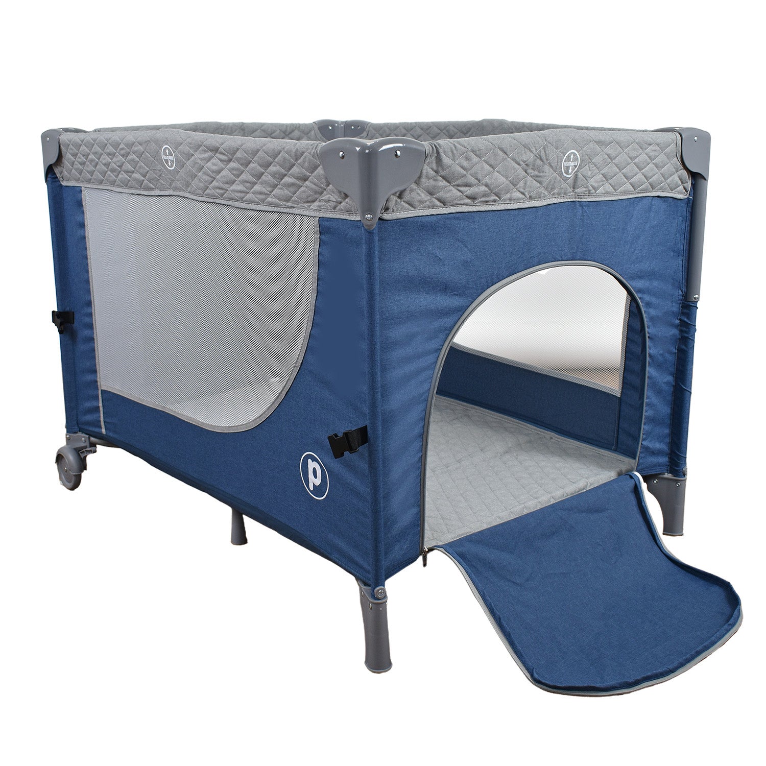 Cuna Colecho Bebe Pro-Max Priori Azul