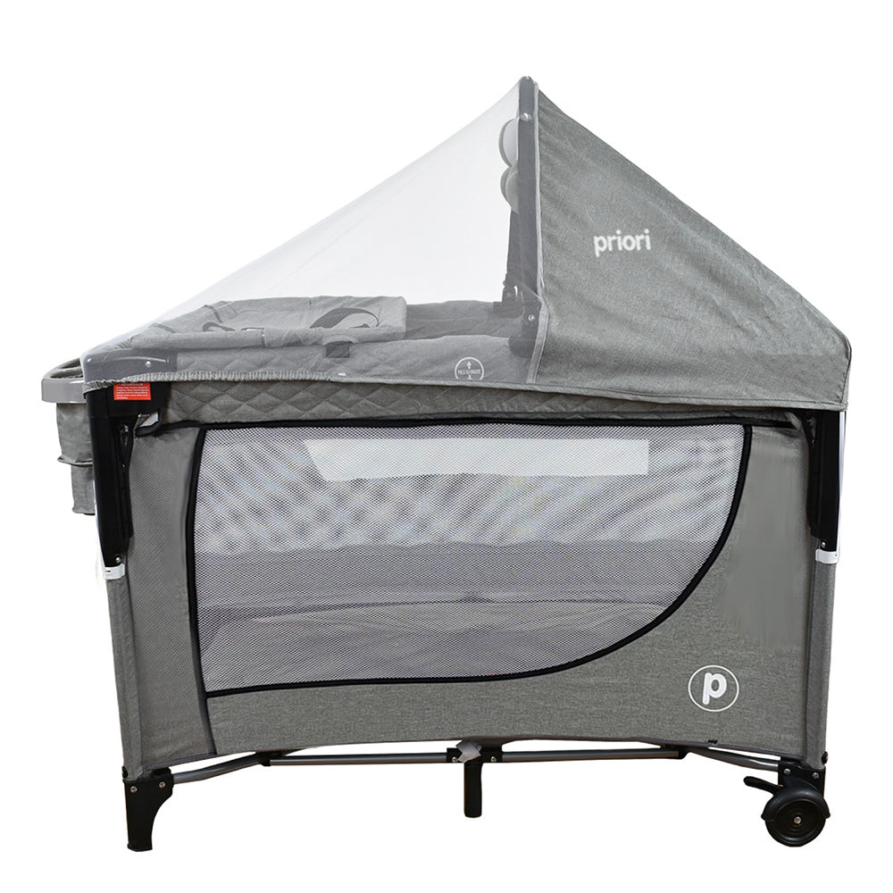 Cuna Colecho Bebe Pro-Max Priori Gris