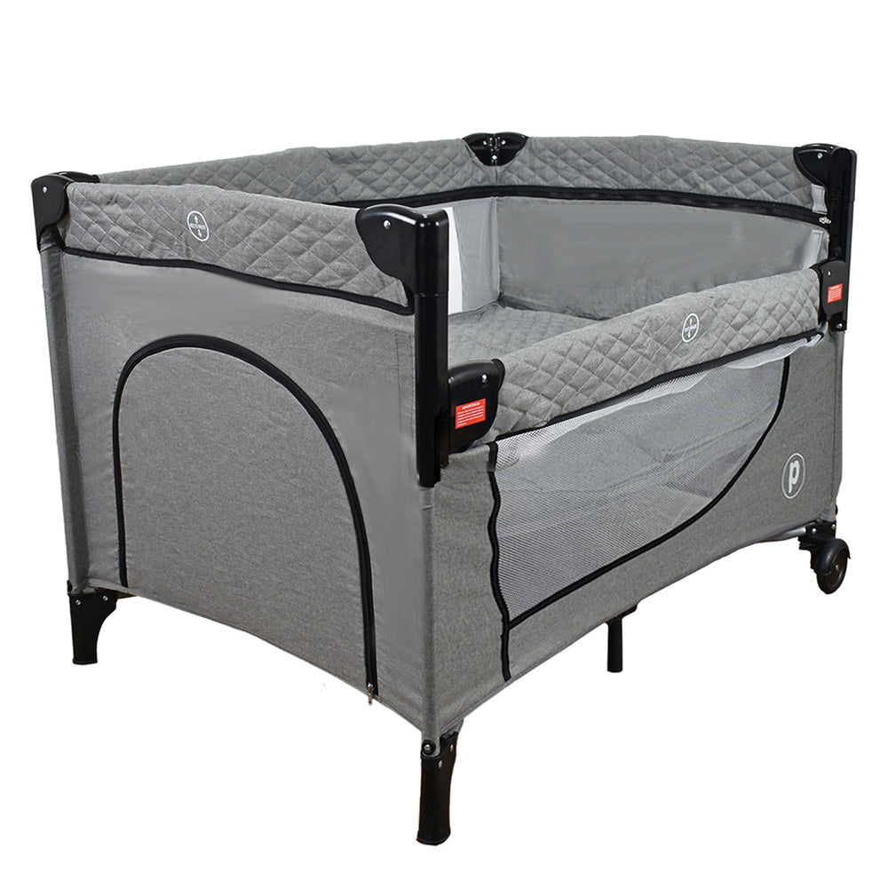 Cuna Colecho Bebe Pro-Max Priori Gris