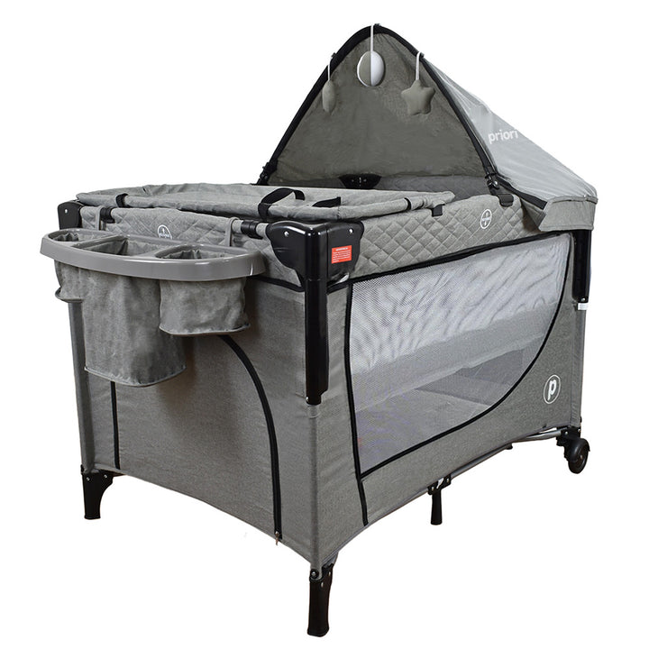 Cuna Colecho Bebe Pro-Max Priori Gris