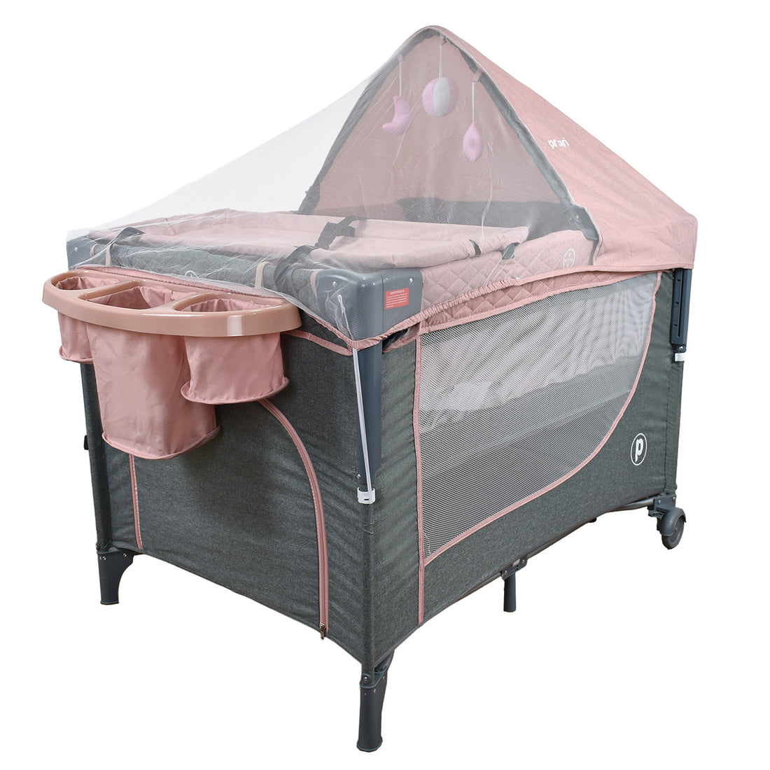 Cuna Colecho Bebe Pro-Max Priori Rosa