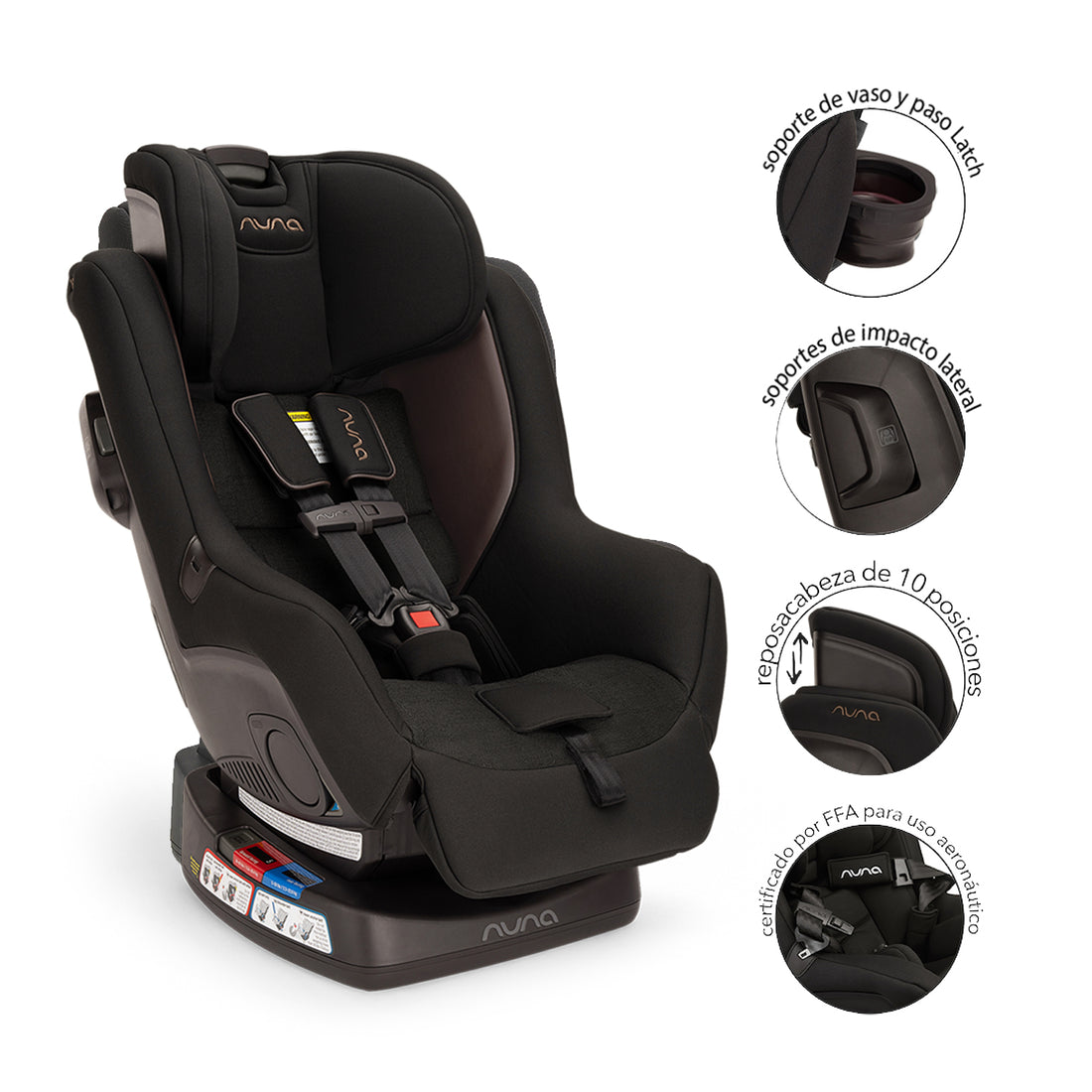Silla Carro Bebe Nuna Rava Riveted
