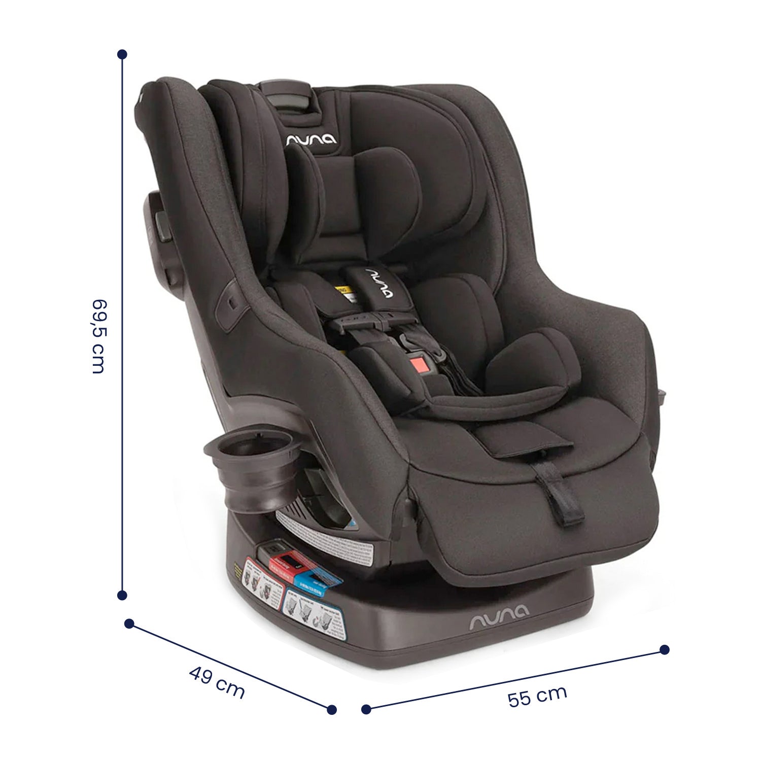 Silla Carro Bebe Nuna Rava Caviar