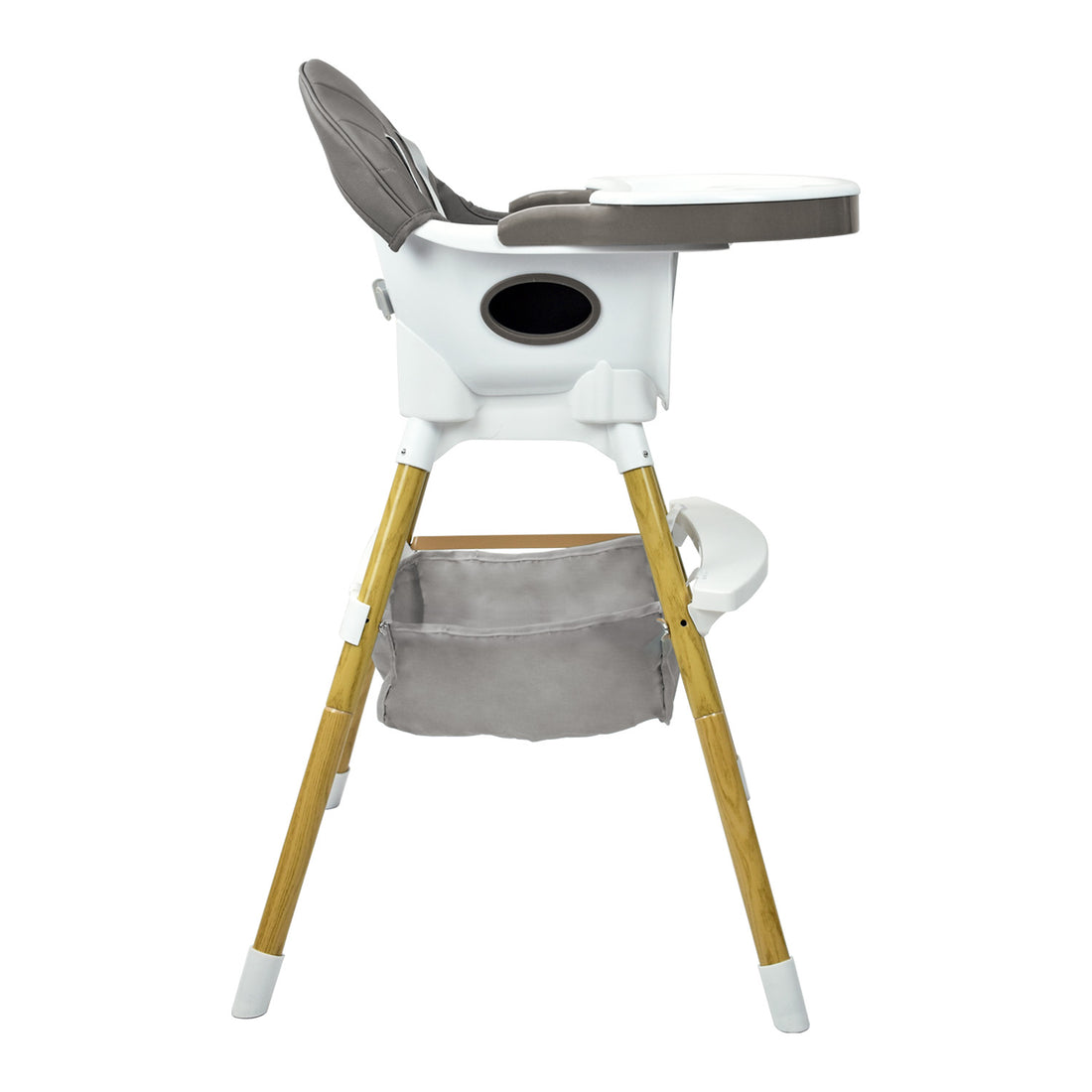 Silla Comedor Bebé 2en1 Happy Baby Rock Gris