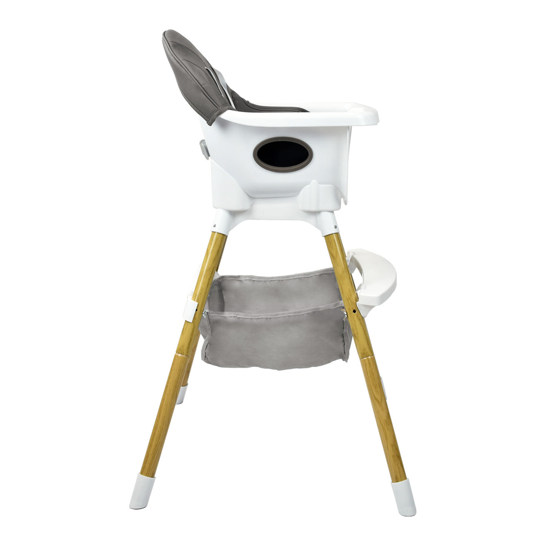 Silla Comedor Bebé 2en1 Happy Baby Rock Gris